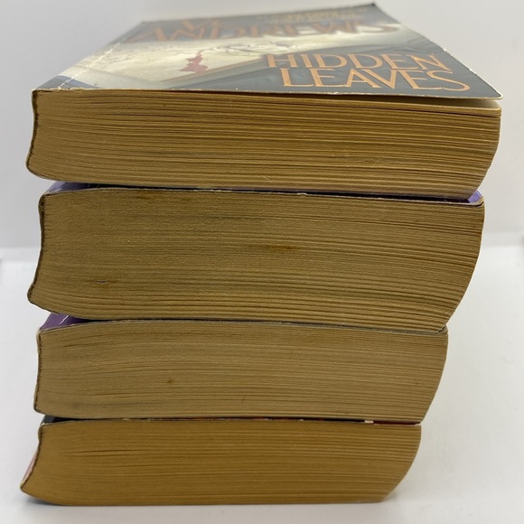 V..C. Andrews 4 Book Bundle Hidden Leaves Rain Midnight Flight Lightning Strikes - Picture 12 of 15